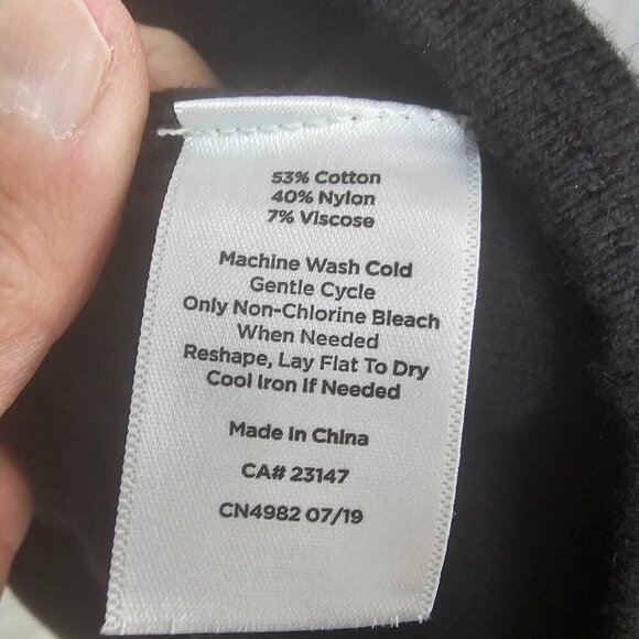 Talbots Dress Black Gray Knit Midi Shift Classic Preppy Office Business 3X - Picture 9 of 10